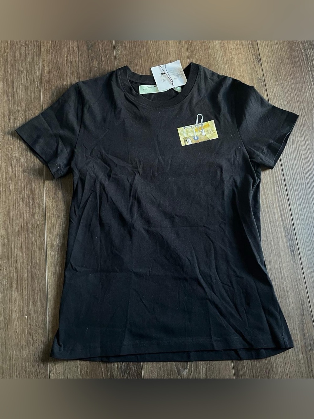 Off White Casual Letters Black T-Shirt